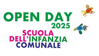 Open day Scuole dell'infanzia comunali 2025 Open day Scuole dell'infanzia comunali 2025